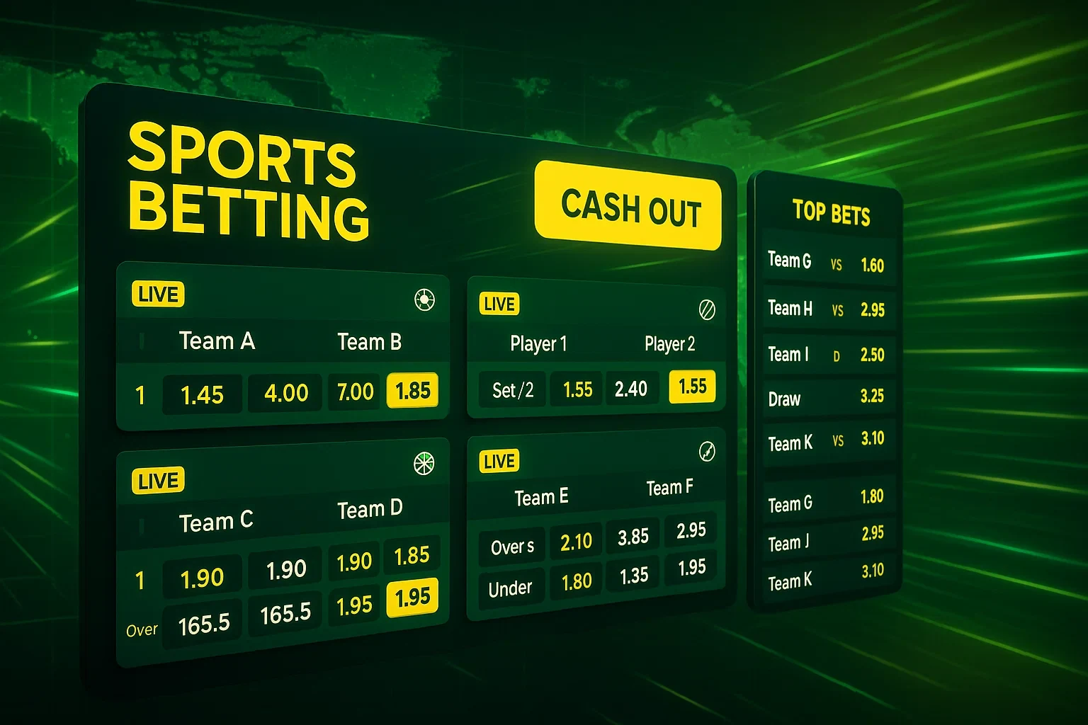 Bet365 live wedden platform met cash-out functie en realtime odds
