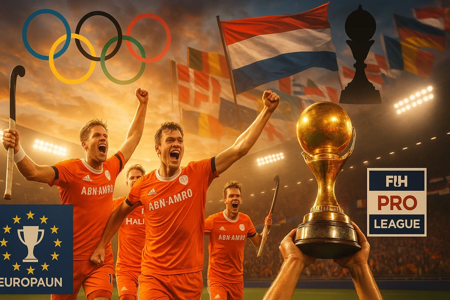 Internationale hockey toernooien: Olympische Spelen, WK, EK en Pro League