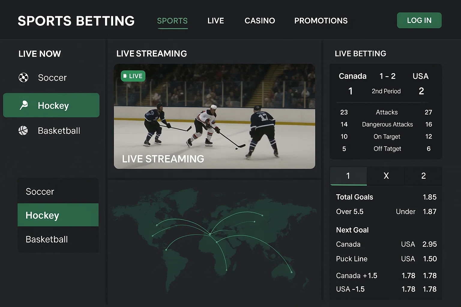 Unibet internationale bookmaker met live streaming en breed hockey aanbod